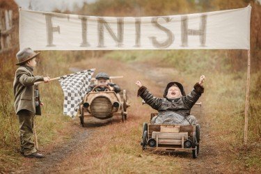 finish line